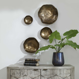 Lucky Coins Brass Wall Bowls Set/4 thumbnail 8