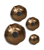 Lucky Coins Brass Wall Bowls Set/4 thumbnail 5