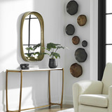 Lucky Coins Brass Wall Bowls Set/4 thumbnail 3