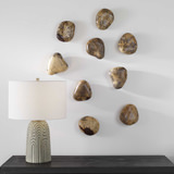 Pebbles Blonde Wood Wall Décor Set/9 thumbnail 4
