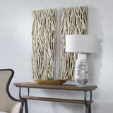 Gathered Teak Bleached Wood Wall Decor thumbnail 7