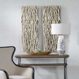 Gathered Teak Bleached Wood Wall Decor thumbnail 8