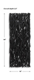 Gathered Teak Black Wood Wall Decor thumbnail 2
