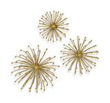 Aga Gold Metal Wall Decor Set/3 thumbnail 1