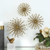 Aga Gold Metal Wall Decor Set/3 thumbnail 8