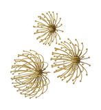 Aga Gold Metal Wall Decor Set/3 thumbnail 4