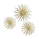 Aga Gold Metal Wall Decor Set/3 thumbnail 6