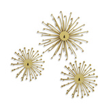 Aga Gold Metal Wall Decor Set/3 thumbnail 7