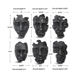 Self-Portrait Metallic Wall Decor Set/6 thumbnail 3