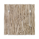 Gathered Teak Square Bleached Wood Wall Decor thumbnail 6