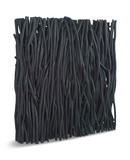 Gathered Teak Square Black Wood Wall Decor thumbnail 4