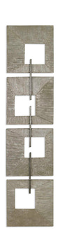 Linked Champagne Metal Wall Decor