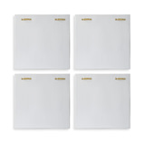 Snowdrift Sculpted White Wall Decor Set/4 thumbnail 7