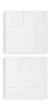 Contours White Wall Decor Set/2 thumbnail 1