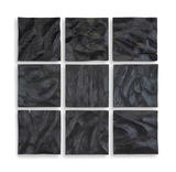 Malosi Black Wood Wall Decor Set/9 thumbnail 3