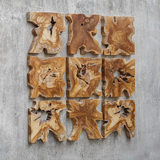 Talia Wood Wall Decor Set/9 thumbnail 9