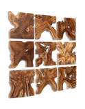 Talia Wood Wall Decor Set/9 thumbnail 4