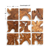 Talia Wood Wall Decor Set/9 thumbnail 3