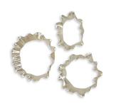 Ripple Effect Silver Wall Art Set/3 thumbnail 3