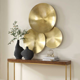 Cymbalic Round Brass Wall Art Set/3 thumbnail 6