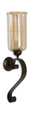 Joselyn Bronze Candle Wall Sconce thumbnail 1