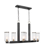 Jarsdel 6 Light Industrial Island Light thumbnail 5