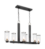 Jarsdel 6 Light Industrial Island Light thumbnail 7