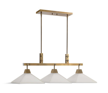 Brookdale Industrial 3 Light Linear Chandelier