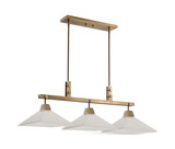 Brookdale Industrial 3 Light Linear Chandelier thumbnail 2