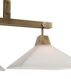 Brookdale Industrial 3 Light Linear Chandelier thumbnail 3