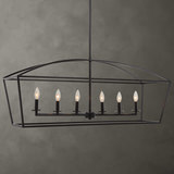 Clayton 6 Light Linear Chandelier thumbnail 3