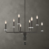 Ebony Elegance 8 Light Chandelier thumbnail 8