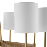 Lautoka Rattan 8 Light Chandelier thumbnail 1