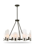 Ellipse 10 Light Dark Bronze Chandelier thumbnail 9