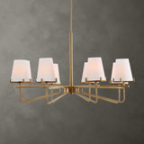 Lassen 8 Light Brass Chandelier thumbnail 13