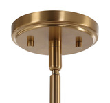Lassen 8 Light Brass Chandelier thumbnail 11