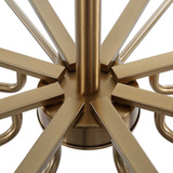 Lassen 8 Light Brass Chandelier thumbnail 3