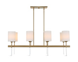 Awyr 8 Light Linear Chandelier thumbnail 1
