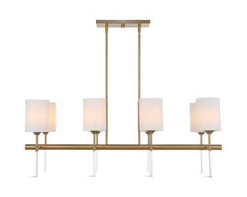 Awyr 8 Light Linear Chandelier