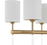 Awyr 8 Light Linear Chandelier thumbnail 7