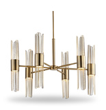 Cret 12 Light Brass Chandelier thumbnail 6