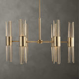 Cret 12 Light Brass Chandelier thumbnail 2