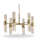 Cret 12 Light Brass Chandelier thumbnail 11