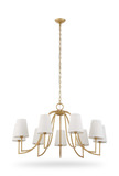 Seville 9 Light Gold Chandelier thumbnail 6