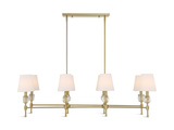 Arques 8 Light Linear Chandelier thumbnail 1