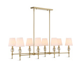 Arques 8 Light Linear Chandelier thumbnail 6