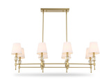 Arques 8 Light Linear Chandelier thumbnail 10