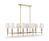 Arques 8 Light Linear Chandelier thumbnail 9