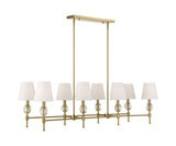 Arques 8 Light Linear Chandelier thumbnail 8