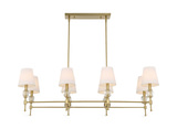 Arques 8 Light Linear Chandelier thumbnail 11